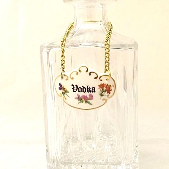 HADDON Antique Fine Bone China Sherry Tag, made in England. RARE. - Picture 1 of 2